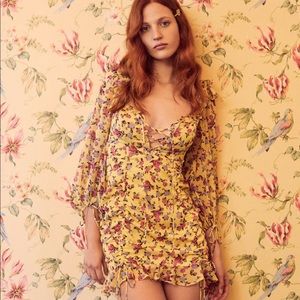 Beaumont Mini Dress in Yellow
For Love & Lemons XS